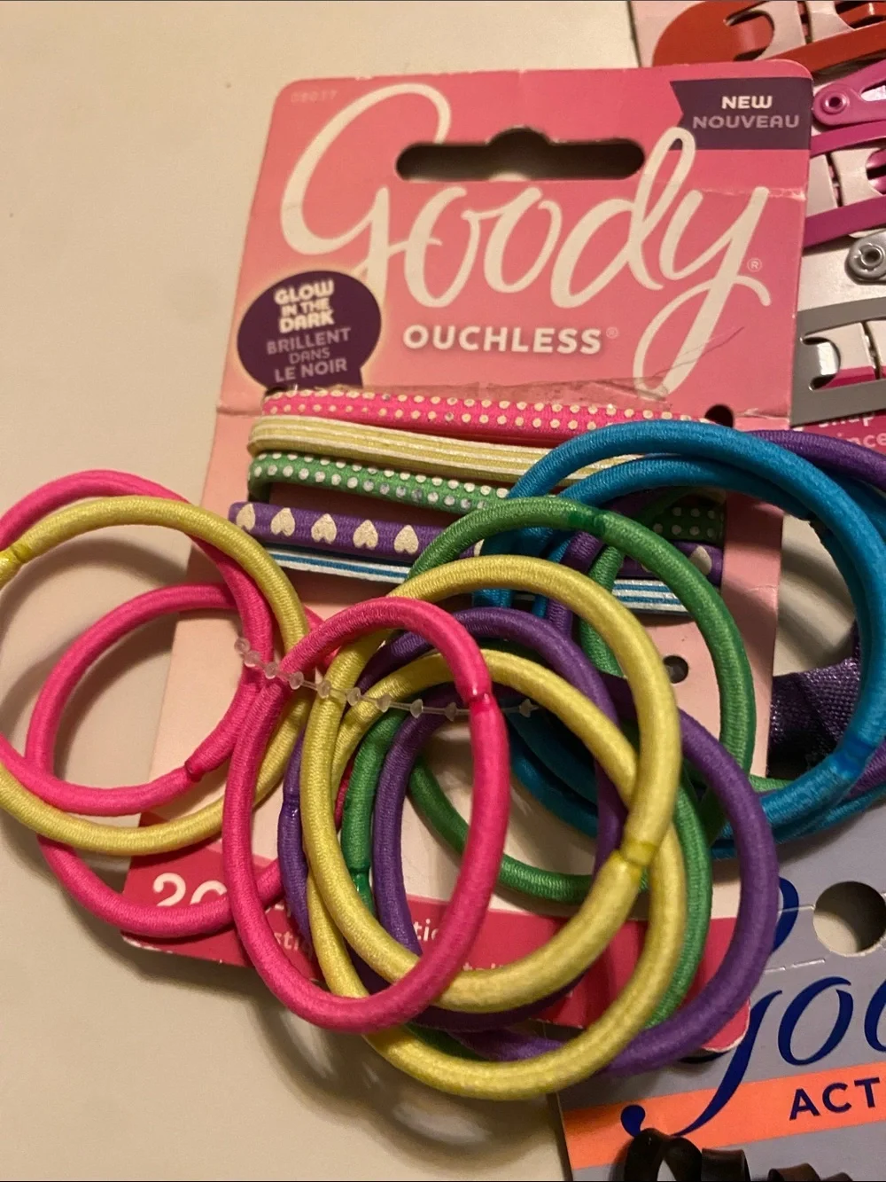 SUPER Cute Girls Goody Hair Accessories NWT Ouchless Comfort Headwraps Snap Clip